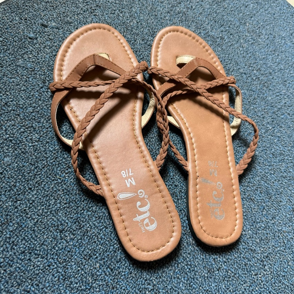 Rue21 Women's Brown Braided Sandals